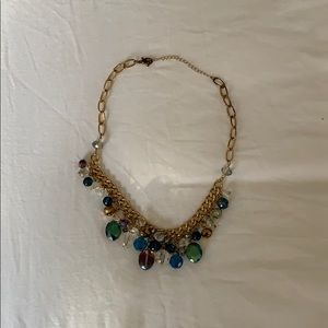 Beaded statement necklace